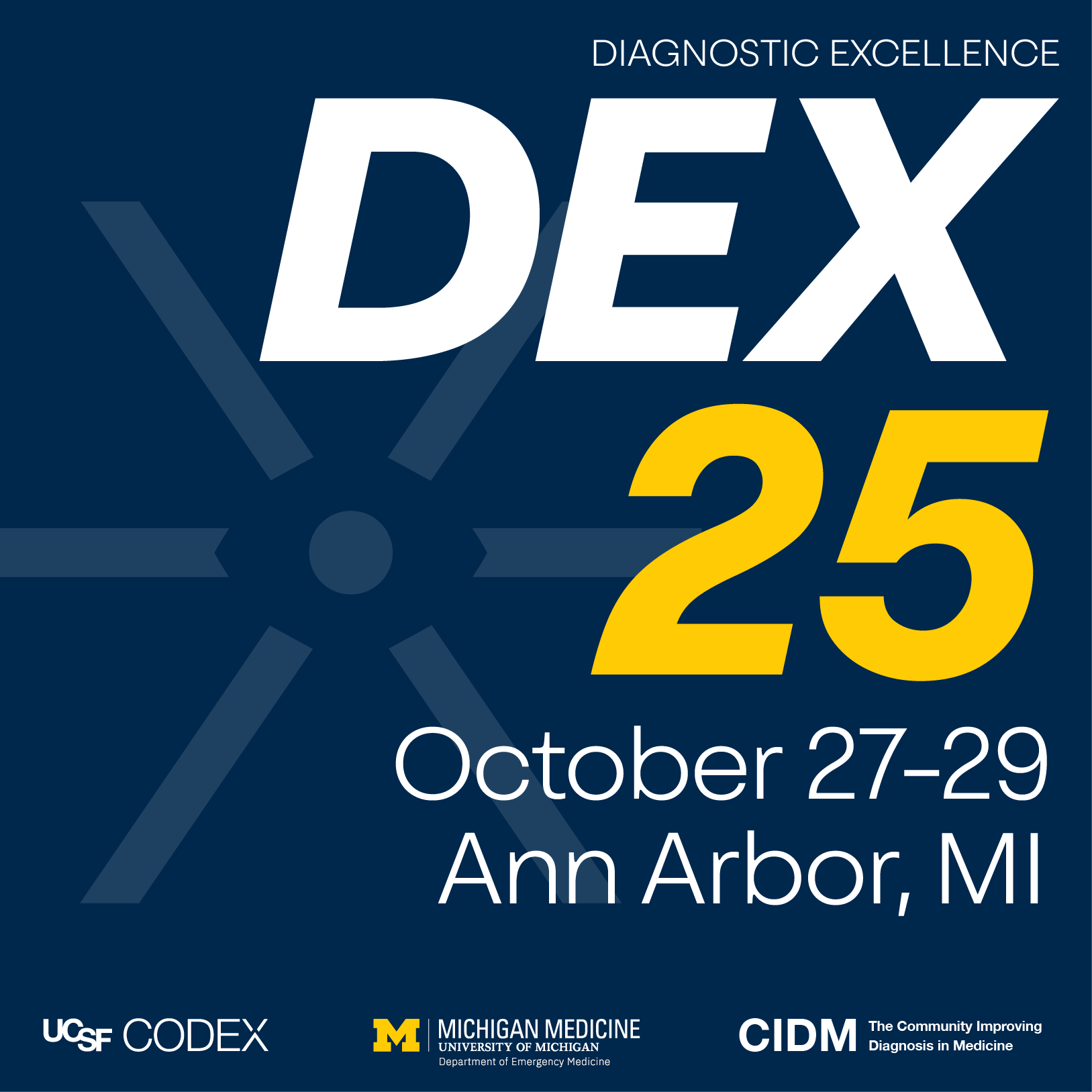 Diagnostic Excellence (DEX) 2025 Banner